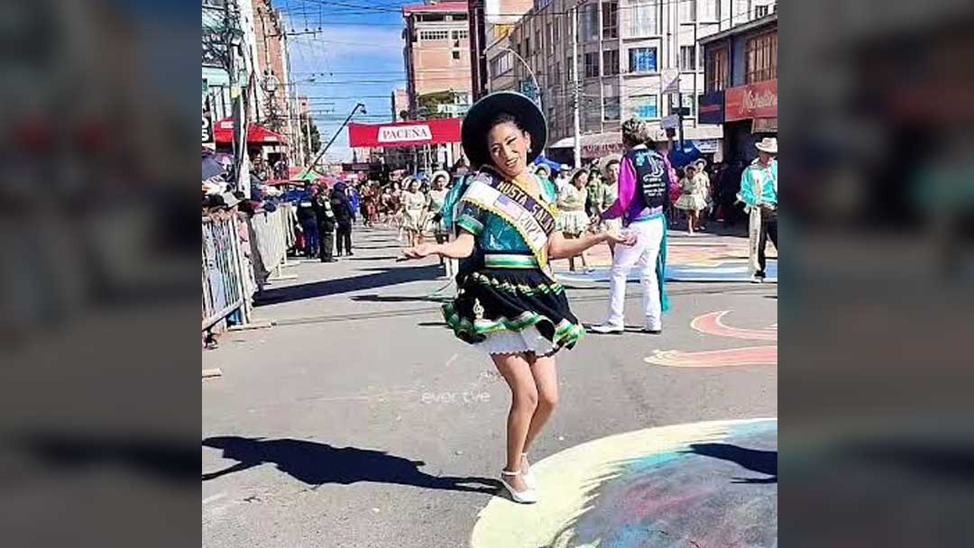 Entrada Folklórica en honor al Señor de la Exaltación en Villa Dolores de la ciudad de El Alto.