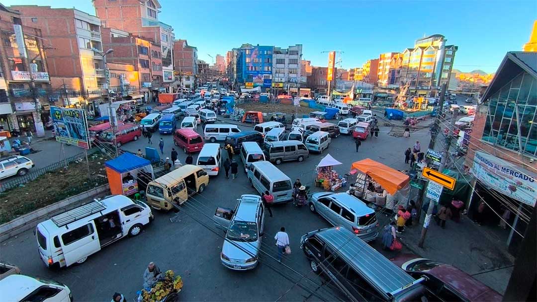 Plaza Ballivián, en el Distrito 6 de El Alto