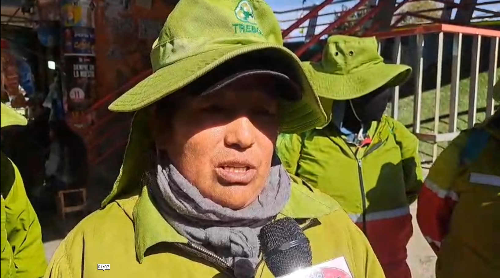 Trabajadora de Trebol, María del Carmen Zegarra.