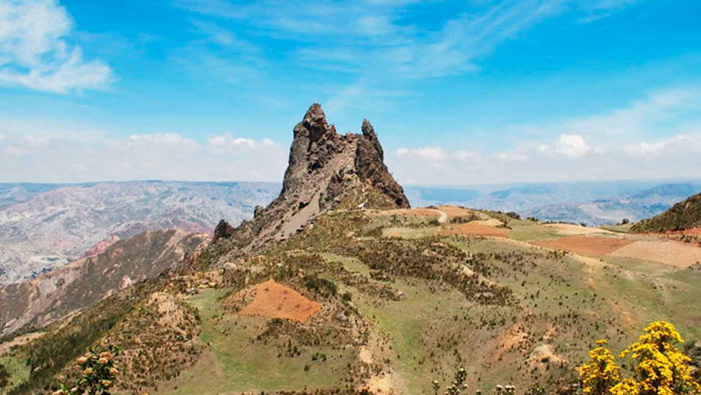 Atractivos turísticos de La Paz: la Muela del diablo.