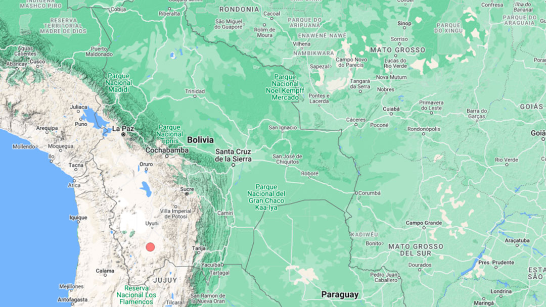 El Observatorio San Calixto registró la noche del miércoles un sismo en Potosí.