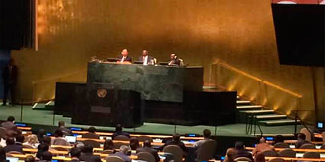 Asamblea General de la ONU Asamblea General de la ONU
