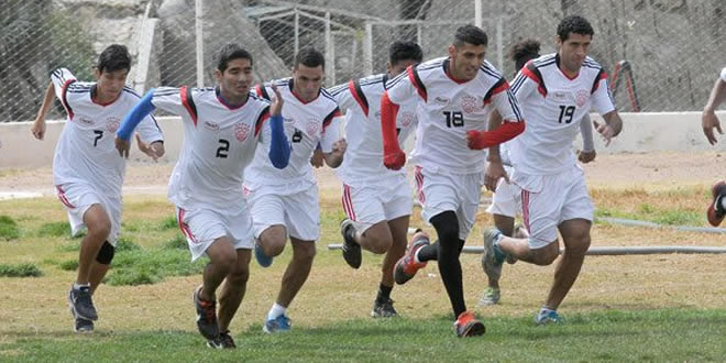 Sport Boys en pleno entrenamiento en la zona de Seguencoma.