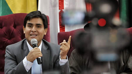 Wilfredo Ovando, presidente del Tribunal Supremo Electoral (TSE) Wilfredo Ovando, presidente del Tribunal Supremo Electoral (TSE)