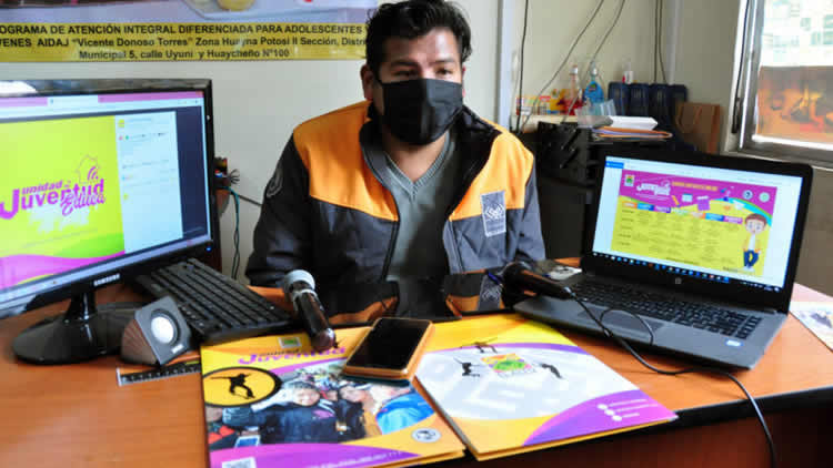 El jefe de la Unidad de la Juventud de la GAMEA, Joel García, en una contacto con la prensa. El jefe de la Unidad de la Juventud de la GAMEA, Joel García, en una contacto con la prensa.