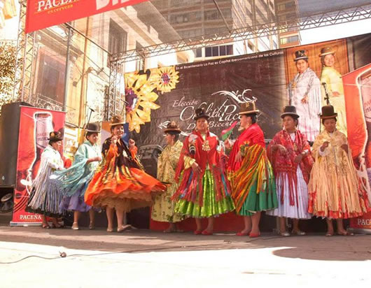 Elección de la Cholita Paceña 2012