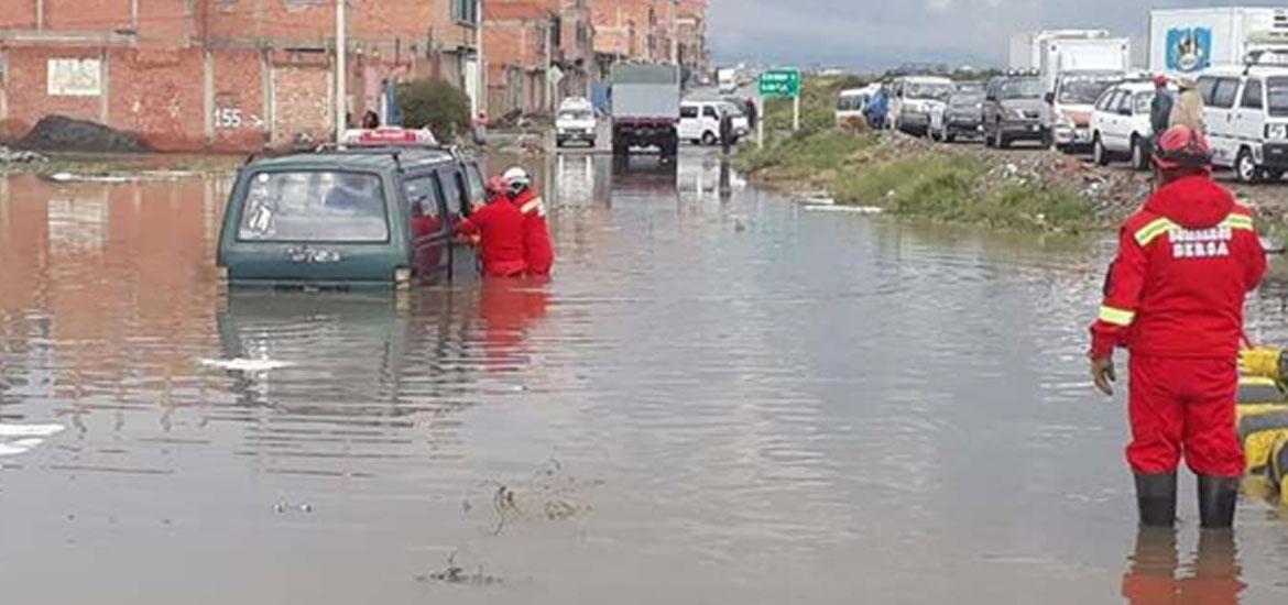 En El Alto se tiene cinco ríos caudalosos: el Seco, Seke, Larka Jahuira, Poncoro y Negro