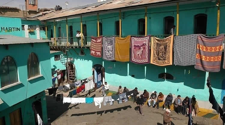 Cárcel de San Pedro en la ciudad de La Paz.