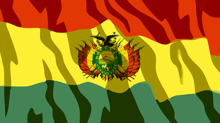 Bandera de Bolivia, tricolor boliviana.