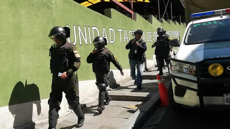 Utarc Policía boliviana activa grupos de élite para prevenir y neutralizar ...