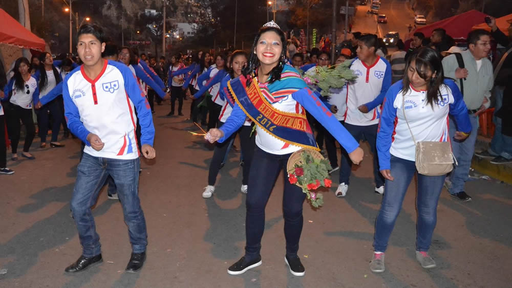 La preentrada universitaria de la UMSA que se realizó el fin de semana.