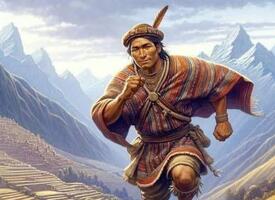 Un chasqui llevará la antorcha de la libertad desde Tiwanaku hasta El Alto