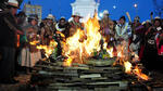 En El Alto preparan ofrendas para inicio del mes de la Pachamama