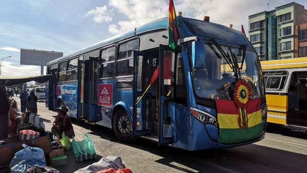 Buses municipales están listos para llevar a los hinchas a Villa Ingenio 