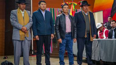 Cuatro distritos rurales de El Alto tienen nuevos subalcaldes
