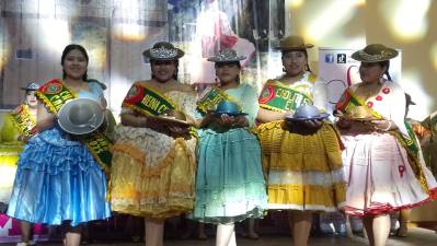 Eligen a Miss Cholita Alteña 16 de Julio en el Distrito 6 