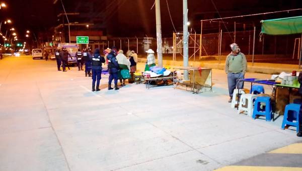 Alcaldía recuerda que está prohibido el asentamiento de comerciantes en el Distribuidor de Río Seco