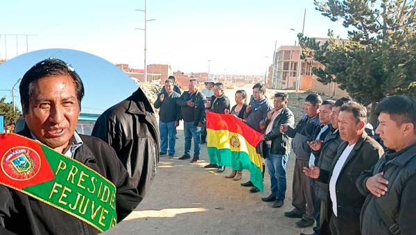 Fejuve El Alto 6 de Marzo posesiona al Comité Ejecutivo de la Federación de Juntas Vecinales del Distrito 13