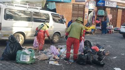 Recojo de basura El Alto se normaliza de forma progresiva