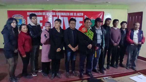Fejuve El Alto 6 de Marzo posesiona a nuevo directorio de Juventudes, con llamado a la unidad 