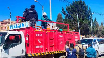 ANH decomisa 300 garrafas de GLP y 800 litros de combustible en operativo en El Alto