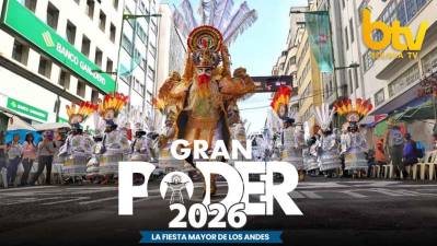 Bolivia Tv transmitirá en vivo la Festividad del Gran Poder 2026 este 1 de agosto