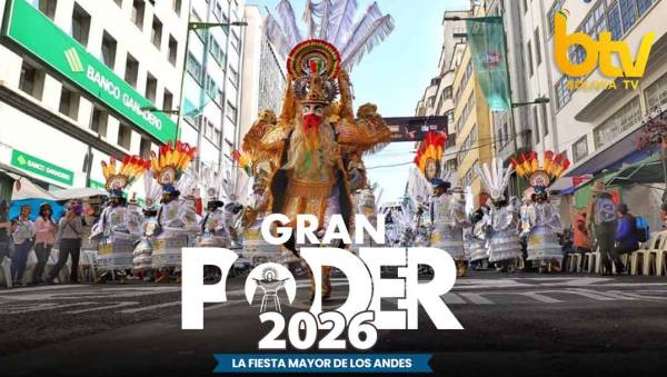 Bolivia Tv transmitirá en vivo la Festividad del Gran Poder 2026 este 1 de agosto