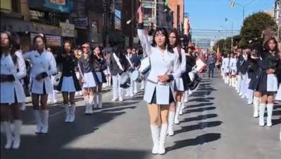El Alto alista desfiles escolares y cívicos por el Día de la Independencia de Bolivia