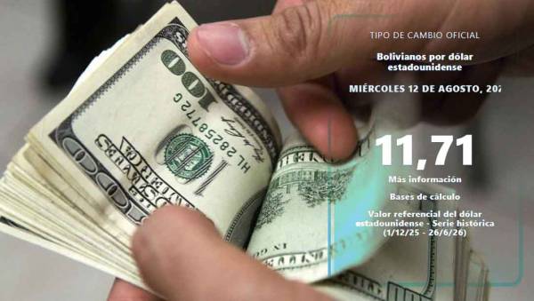 BCB fija el dólar en Bs 11,71 y mantiene tendencia a la baja