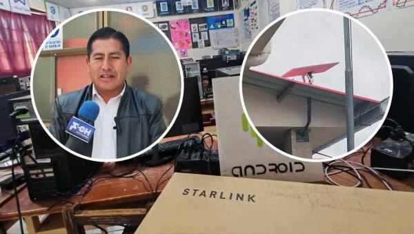 Más de 160 escuelas de El Alto ya cuentan con internet Starlink